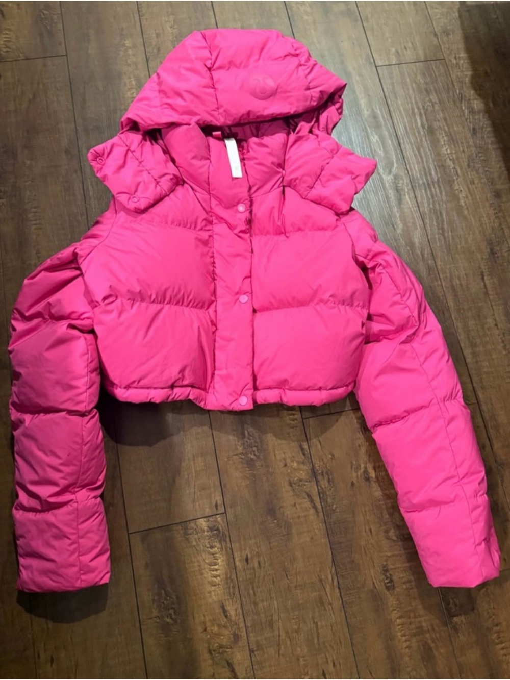 Lululemon Wunder Under Cropped Jacket - Sonic Pink